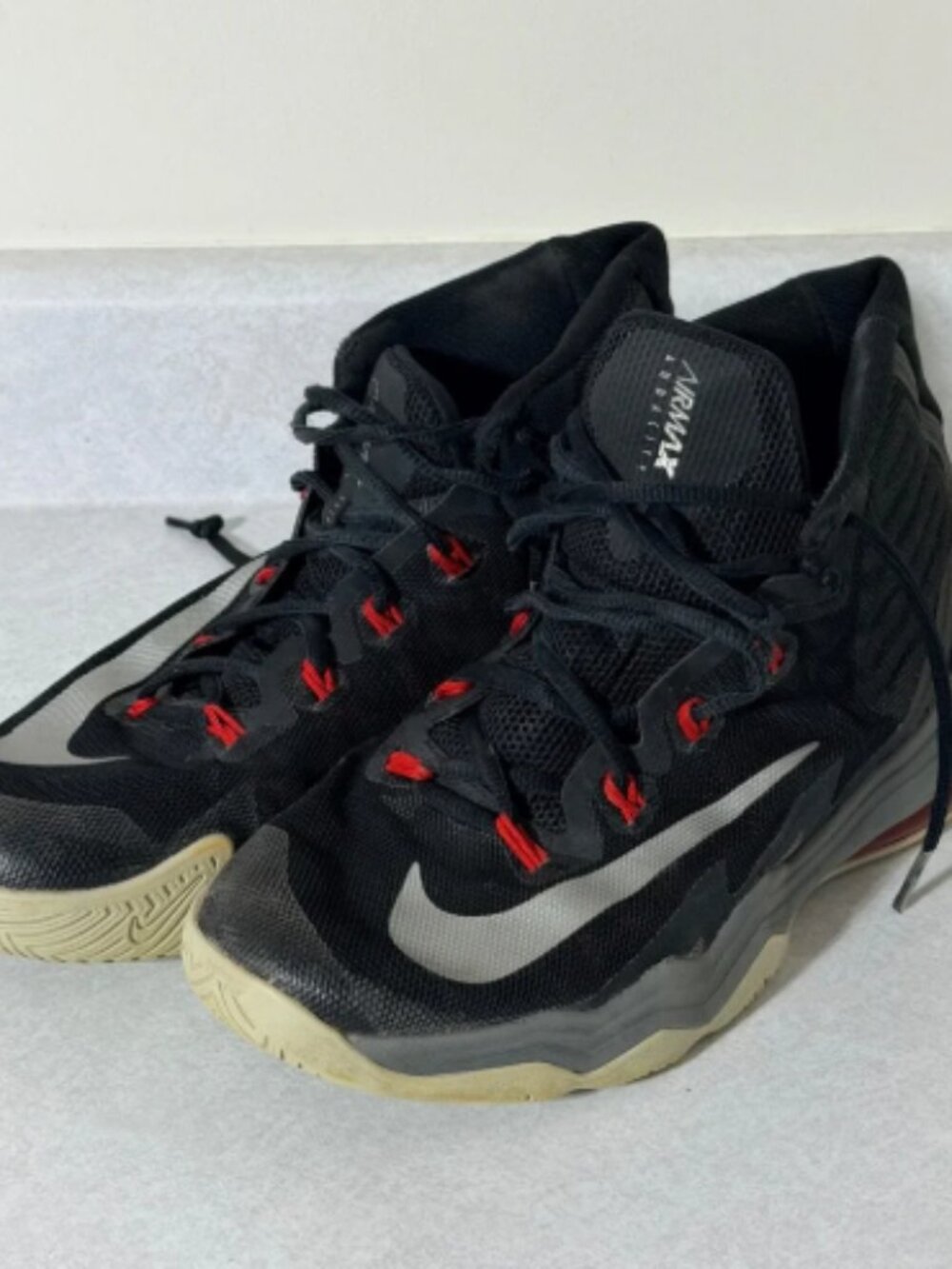 Nike Air Max Audacity 2016 Mens Basketball Shoes Black Red